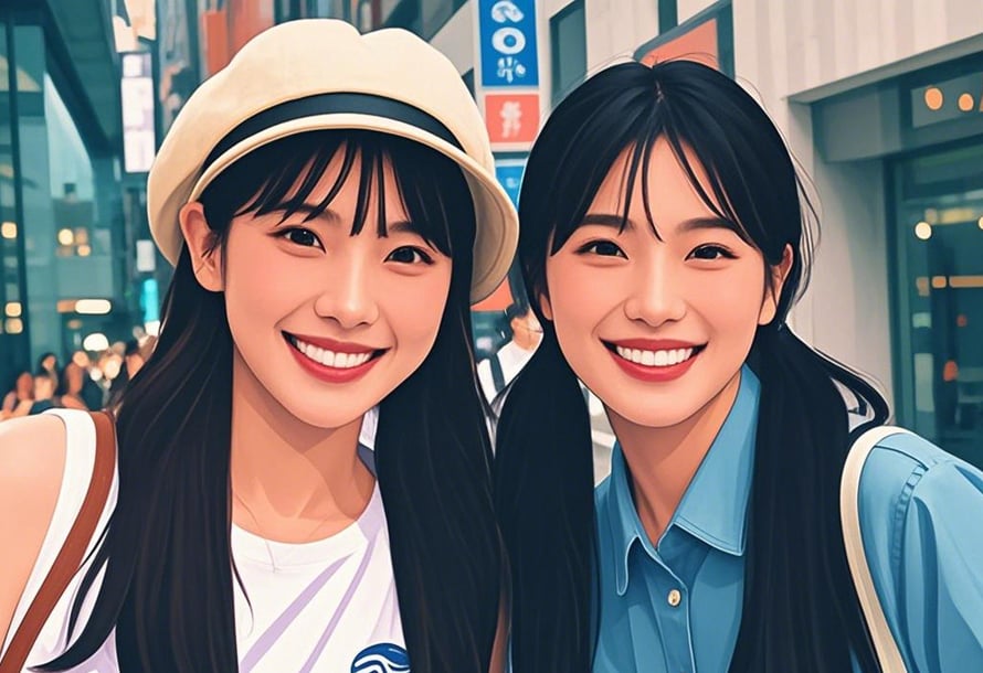 AVCLabs AIで写真をイラスト化した後